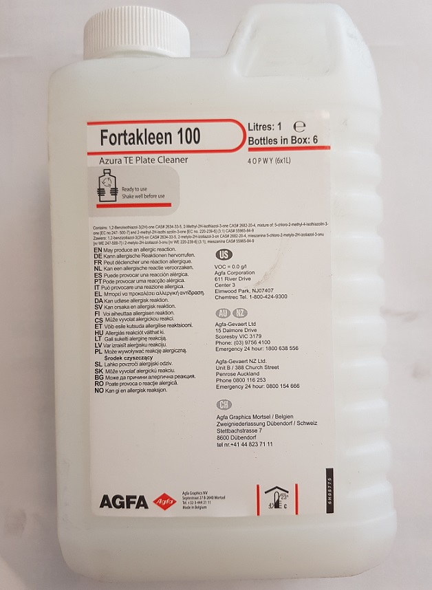 AGFA AZURA TE FORTAKLEEN 100 1 LITRE