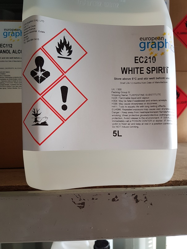 WHITE SPIRIT 5 LITRES