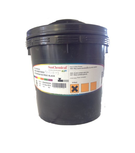 SOLARAQUA PMS 485C TO WS:DL02 INK MIX 5KG TUB